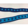 Elastic band blue with blue stars