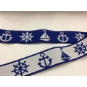 Elastic band blue with anchors Elastic band blue with anchors