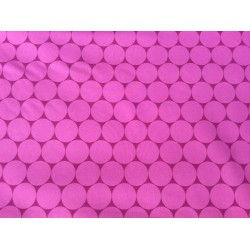 Pinker Softshell mit Kreisen