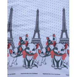 Katzen mit Eiffelturm