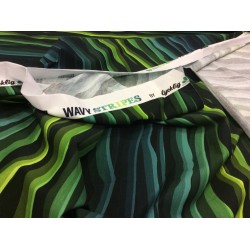 Wavy Stripes green by Lycklig Design