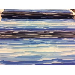 Wavy Stripes blau by Lycklig Design