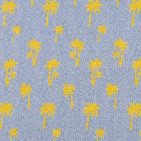 Under the Palm Tree by jolijou blau-gelb