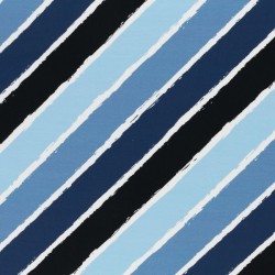 Sommersweat Diagonally blau by lycklig design