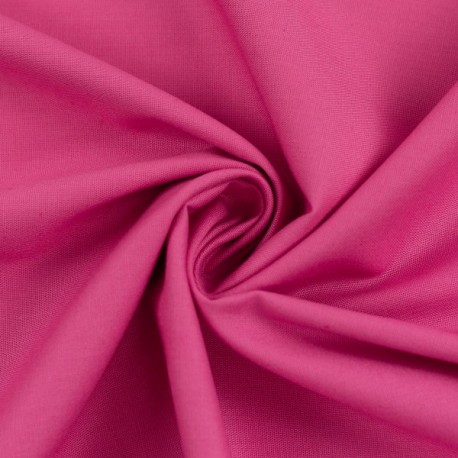 Coton uni pink
