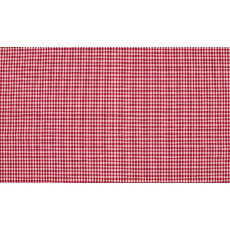 Vichy red 2mm Cotton