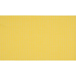 Vichy yellow 2mm Cotton