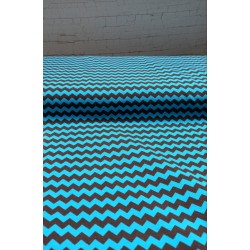 Zigzag blue brown