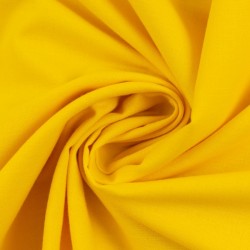 Coton uni jaune