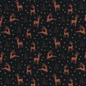Weihnachten kupferne Hirsche auf schwarz Weihnachten kupferne Hirsche auf schwarz