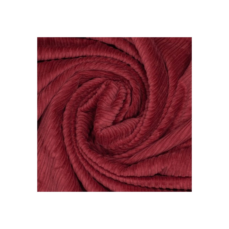 Woven Washed Cordouroy rumba red