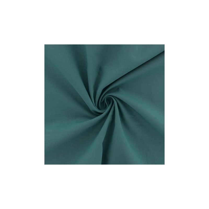 Voile de Cotton plain blue petrol