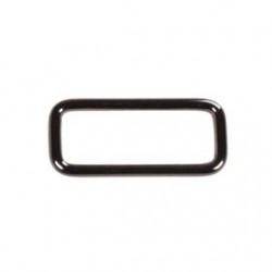 Rectangle with barre 25mm gunmetal