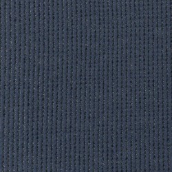 Drogon Doubleface-Waffelstrick jeansblau