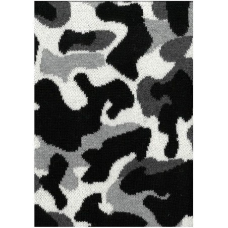 Knitted jacquard cotton fabric Camouflage