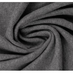 Fabric of virgin merinos wool grey