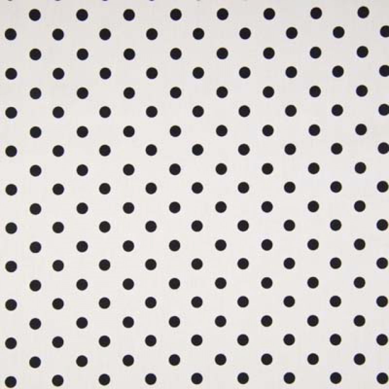 Daisy Black dots on white