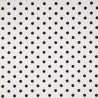 Daisy Black dots on white