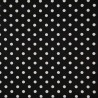 Daisy White dots on black