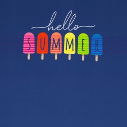 Hello Summer by Lyckling Design jersey panel