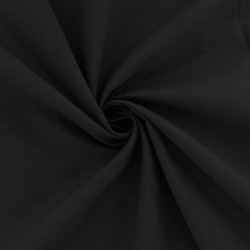 Voile de Cotton plain black