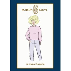 Patron de couture Maison fauve Sweat Granite (en pochette)