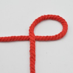 Cord 8mm thick red