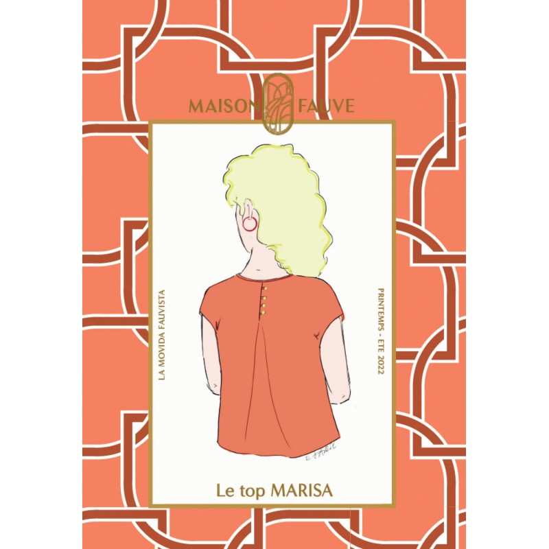 Patron de couture Maison fauve Top Marisa (en pochette)