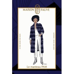 Patron de couture Maison fauve Manteau Pam (en pochette)