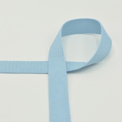 Gurtband soft 25mm himmelblau