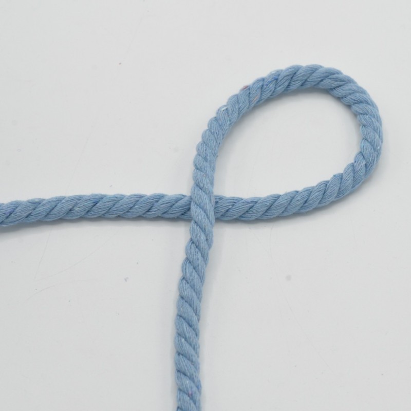 Cord 8mm thick baby blue