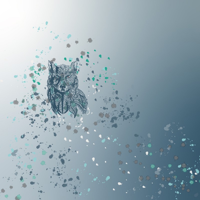 Panel "Schneewolf"