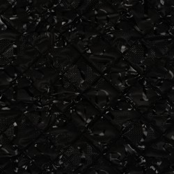 Embossed quilt black with...
