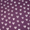 Bordeaux Softshell with reflecting hearts