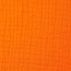 Musselin uni orange
