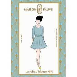 Patron de couture Maison fauve Robe/ Blouse Niki (en pochette)
