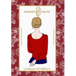 Patron de couture Maison fauve Blouse Cicadella (en pochette)