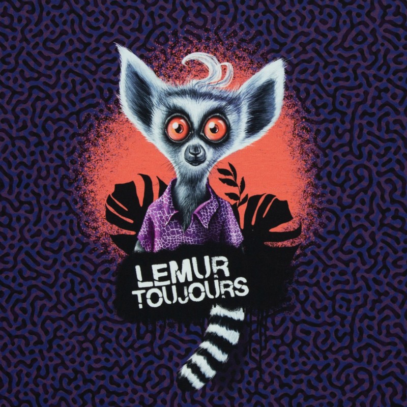 Lemur toujours by Thorsten Berger lila Panel