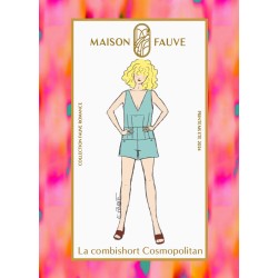 Patron de couture Maison fauve Combishort Cosmopolitan (en pochette)