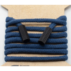 Corde pour capuche sweat 5 mm bleu jeans