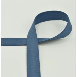 Gurtband soft 25mm jeansblau