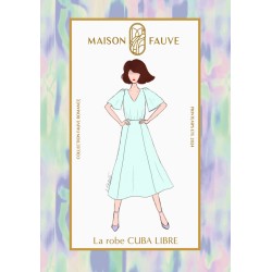 Patron de couture Maison fauve Robe Cuba Libre (en pochette)