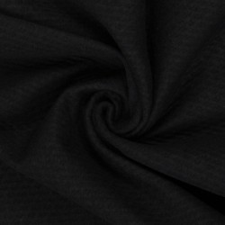 Tricot doubleface PUL - tissu imperméable noir