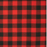 Flanel rot-schwarz grosse Quadrate