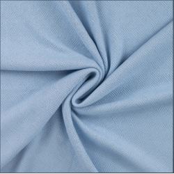 Jersey Jacquard carré bleu ciel Libbie