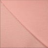 Double gauze plain Blush Pink