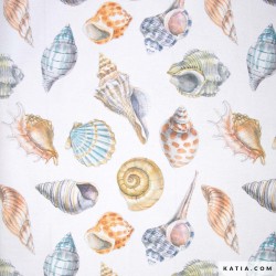 Seashells Canvas recycled cotton