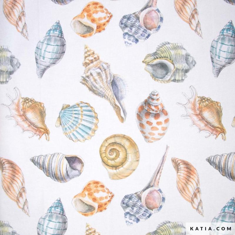 Seashells Canvas recycled cotton