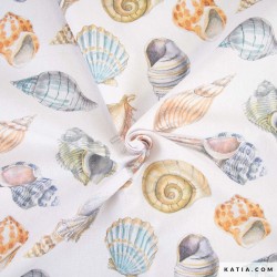 Seashells Canvas recycled cotton