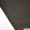 Tissu sac bulle échiquier noir